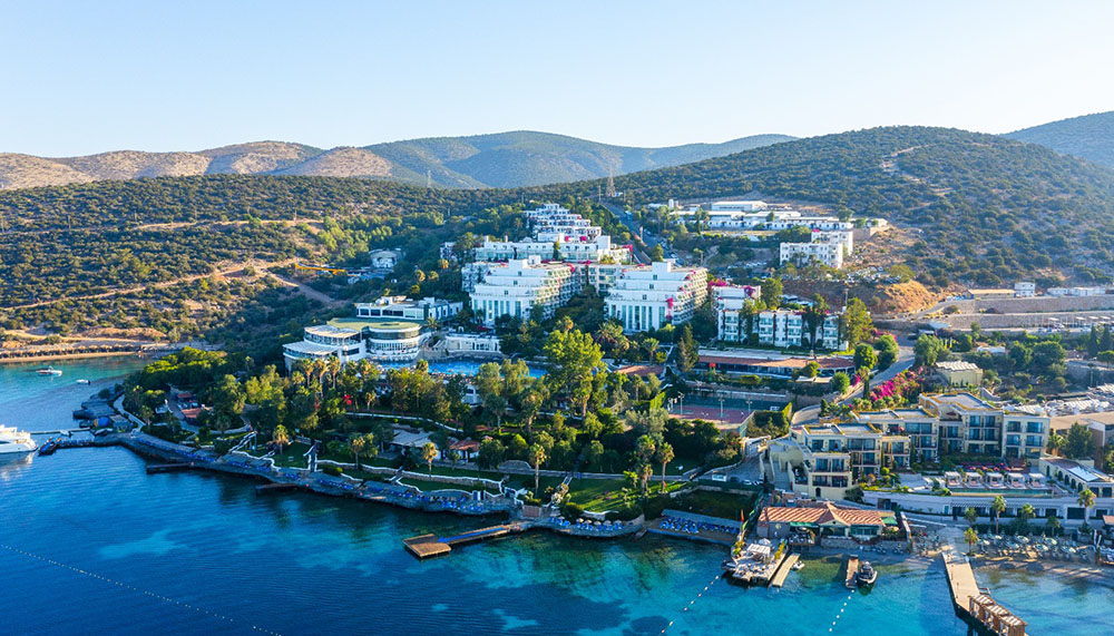 Bodrum’daki lüks otel yaz sezonunda misafirlerini bekliyor